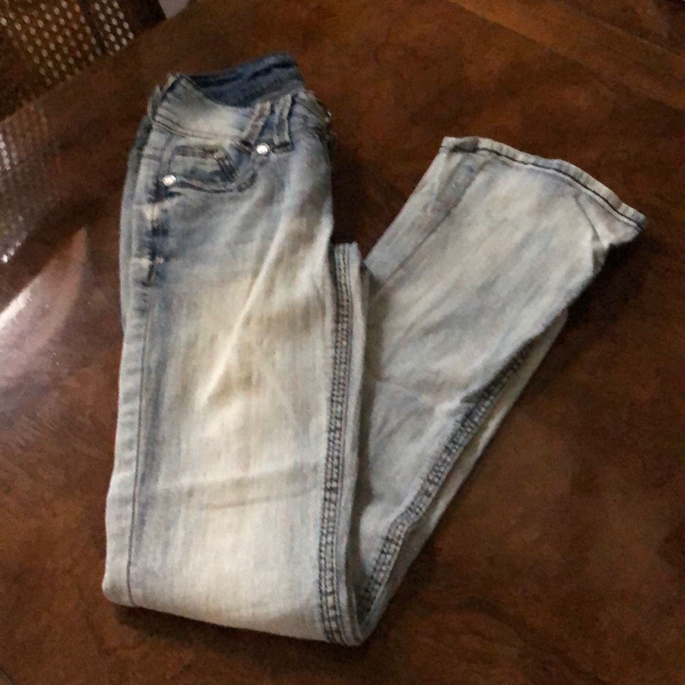 Faded denim jeans by Wallflower - Size 0